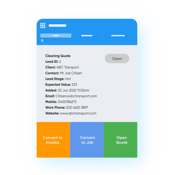 Slide Convert to Invoice