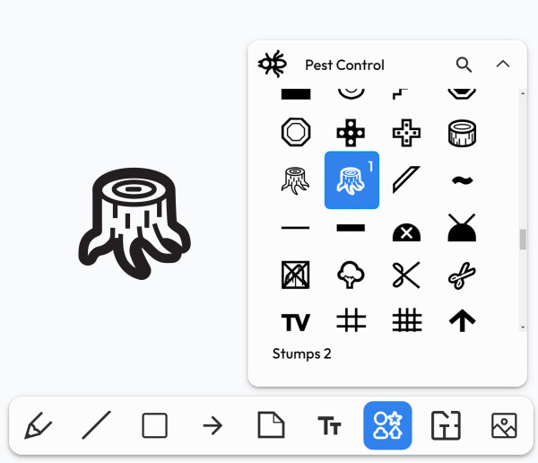 FormSketch Icons example